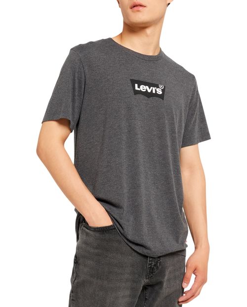 Camiseta Levi's gris estampada para hombre