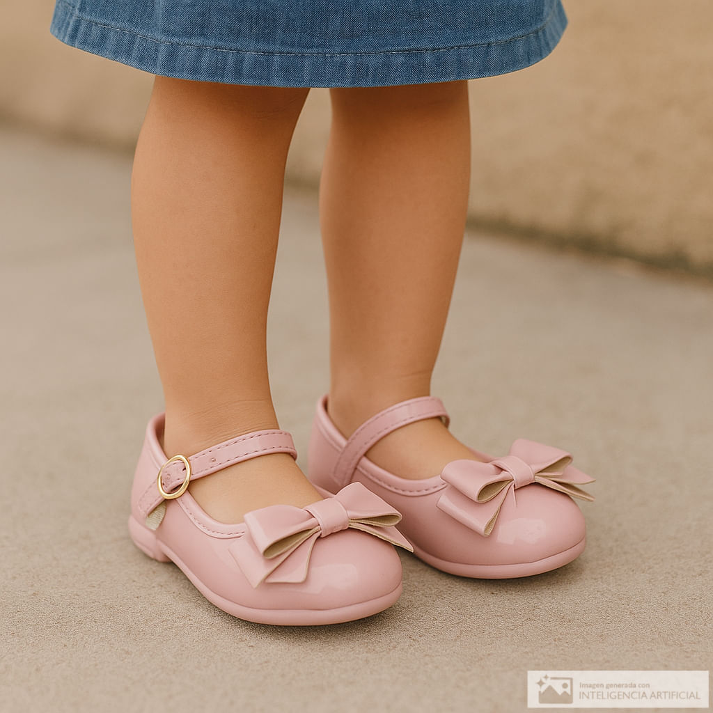 Zapato casual Orange color rosado para niña bebé