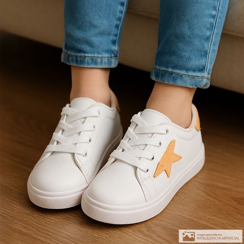 Zapato deportivo casual Orange blanco para niña bebé