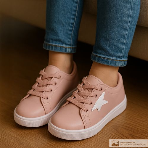 Zapato deportivo casual Orange rosado para niña bebé