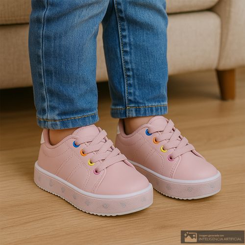 Zapato deportivo casual Orange rosado para niña bebé