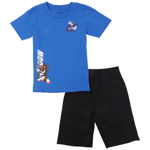 Conjunto de 2 piezas bicolor con estampado Sonic para niño