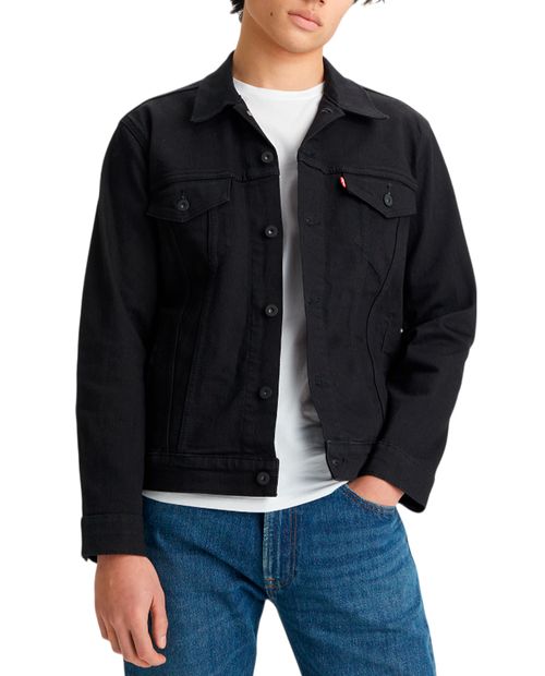 Chaqueta Levi's negra denim para hombre