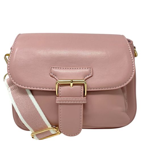 Cartera crossbody Sabrina color rosado para mujer