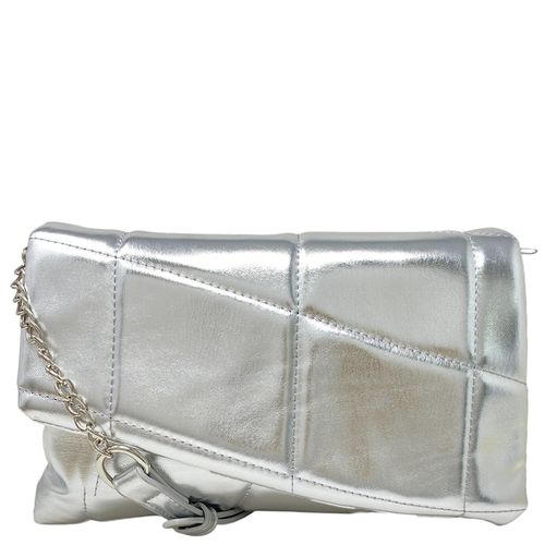 Cartera crossbody Unexpected plateada para mujer