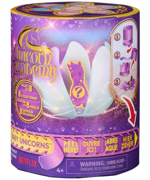 Surtido 1 pieza: Figura Coleccionable Bebé Unicornio Unicorn Academy – ¡Sorpresa Mágica!