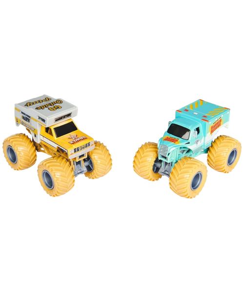 Monster Jam Doble Vehículo a Escala 1:64 Surt - Son Uva Digger Vs Mohawk Warrior