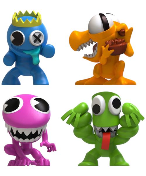 Set de 4 mini figuras Rainbow friends