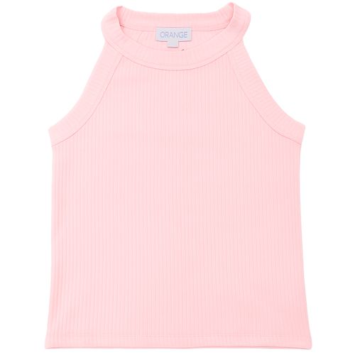 Blusa rosada sólido para niña