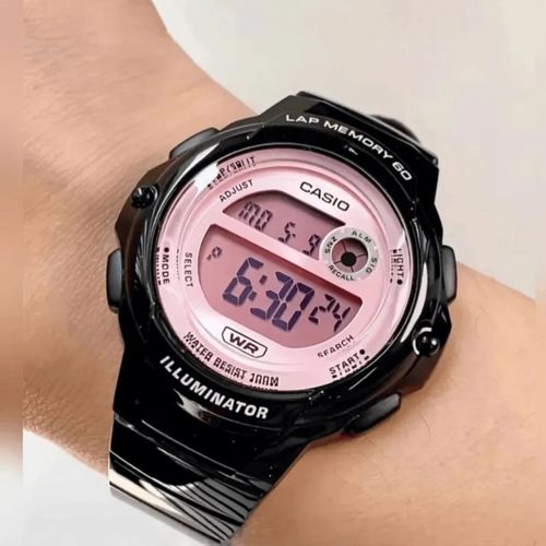 Reloj Casio digital de resina color negro para mujer