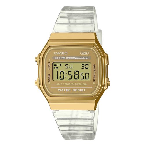 Reloj Casio digital de resina trasparente unisex