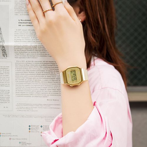 Reloj Casio digital de resina trasparente unisex