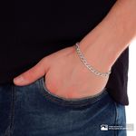 104953981-Pulsera-de-acero-inoxidable-plateada-5mm-7.5--para-hombre