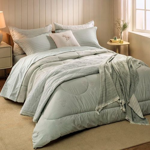 Frazada arlo de algodón con poliéster