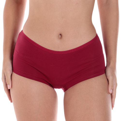 Hípster Orange rojo de cintura media para mujer