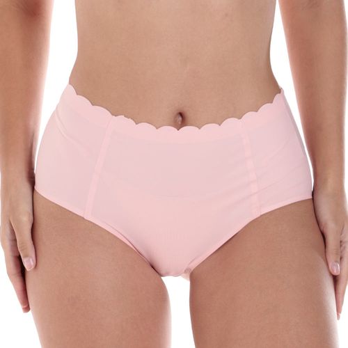 Hípster Accente rosado de cintura alta para mujer