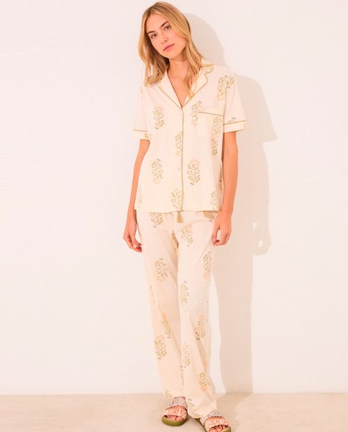 Pijama con pantalón Women Secret estampada para mujer