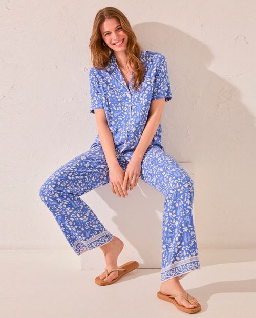 Pijama con pantalón Women Secret estampada para mujer