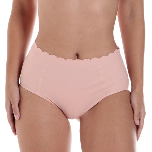 Hípster Accente rosado de cintura alta para mujer