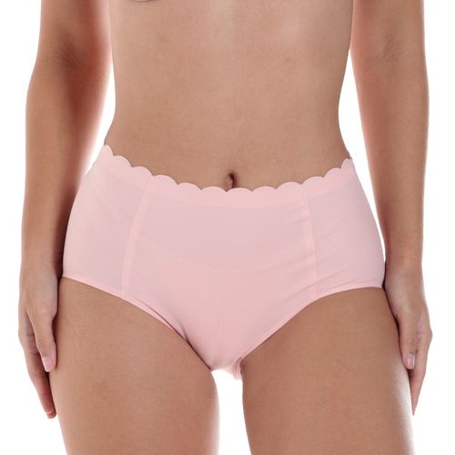 Hípster Accente rosado de cintura alta para mujer