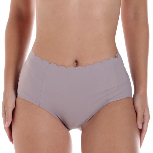 Hípster Accente morado de cintura alta para mujer
