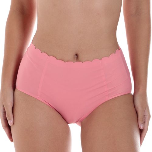 Hípster Accente rosado de cintura alta para mujer
