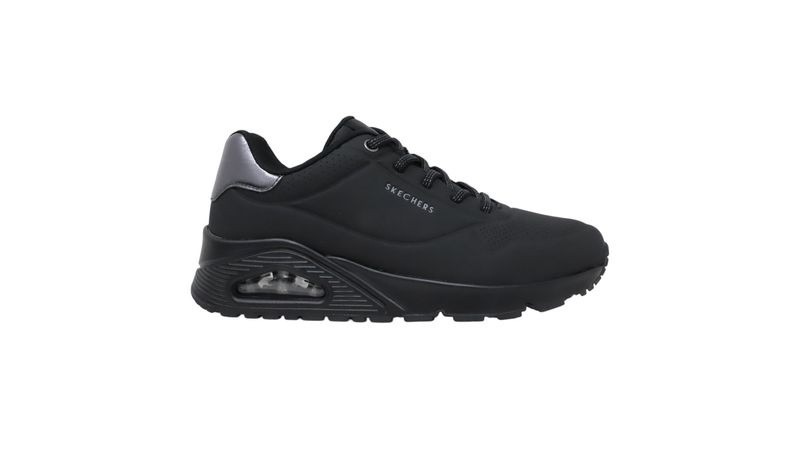 Zapato casual Skechers negro para mujer