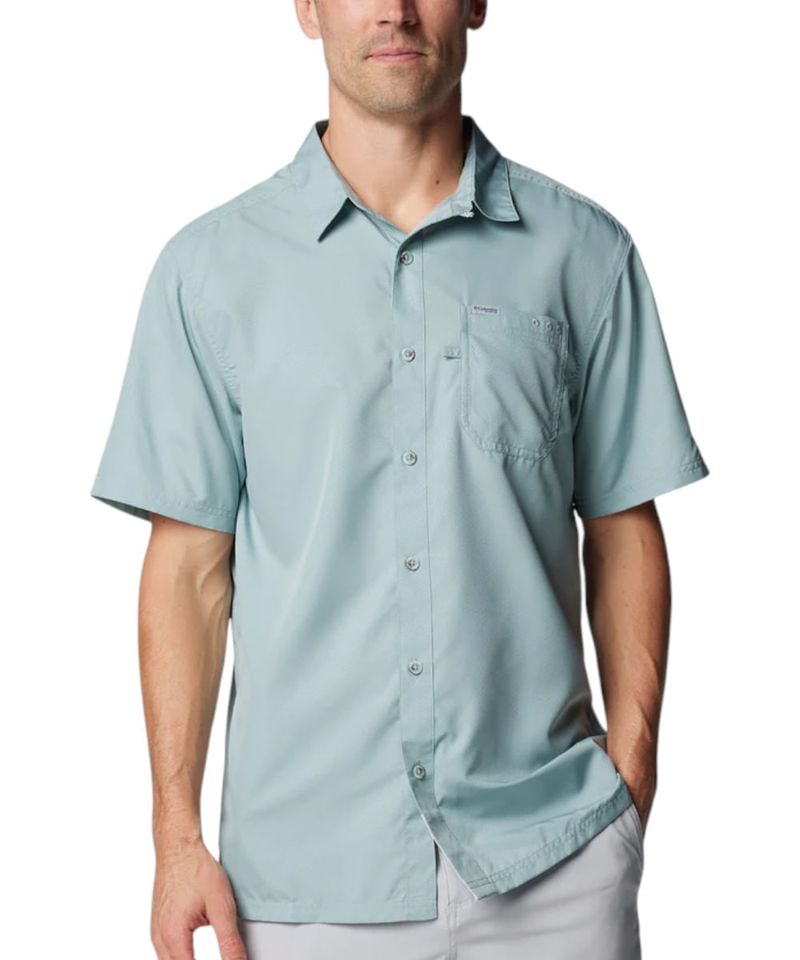 104917928-Camisa-casual-Columbia-PFG-Slack-Tide-Camp-celeste-texturizada-para-hombre