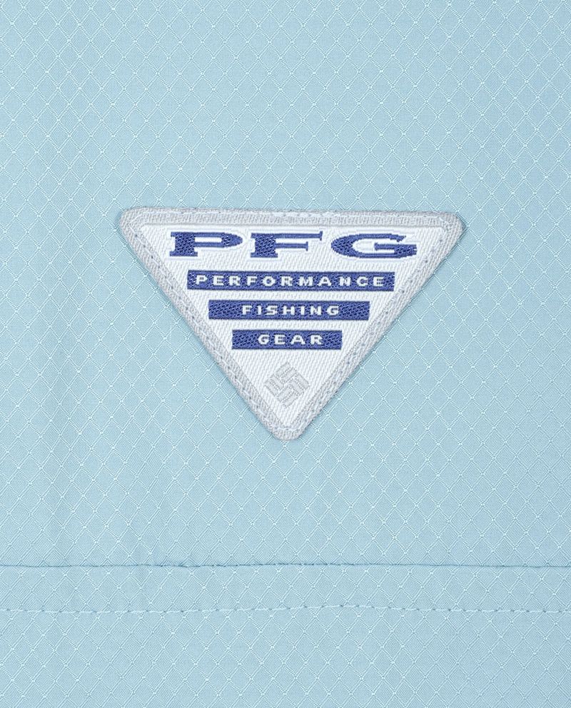 104465879-Camisa-casual-Columbia-PFG-Slack-Tide-Camp-celeste-texturizada-para-hombre