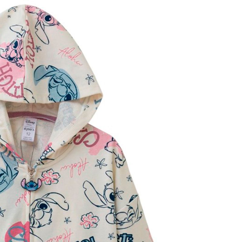 104772281-Sudadera-gris-con-estampado-Stitch-para-niña