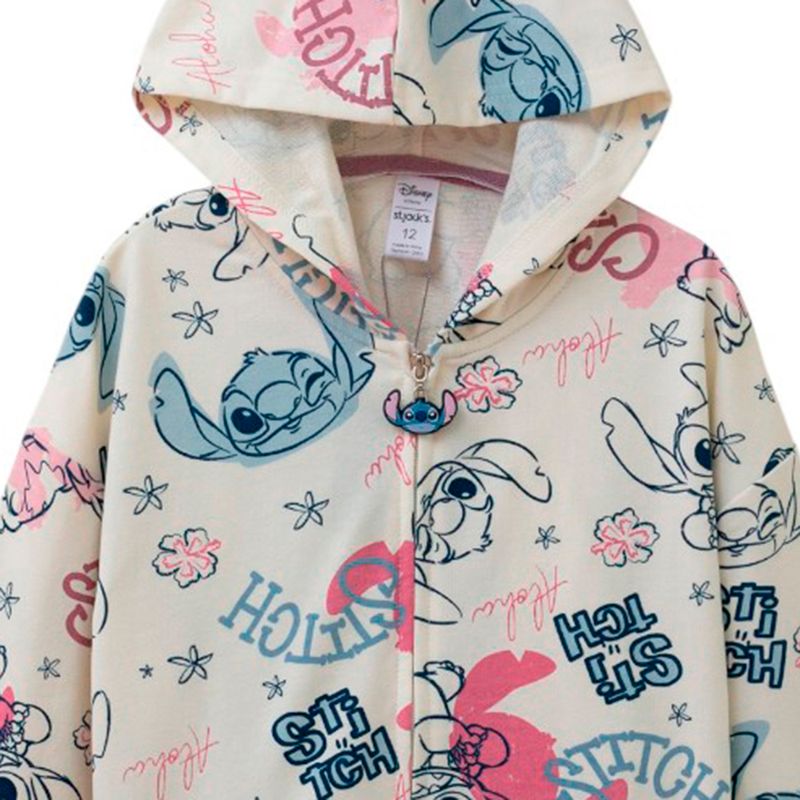 104772281-Sudadera-gris-con-estampado-Stitch-para-niña