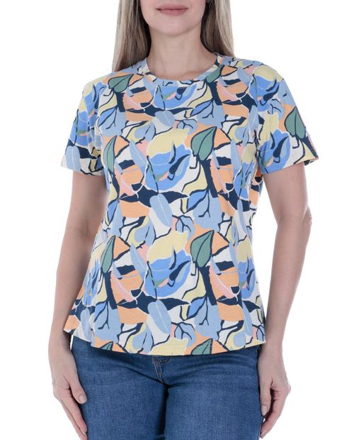 Camiseta Nicolle estampada manga corta para mujer