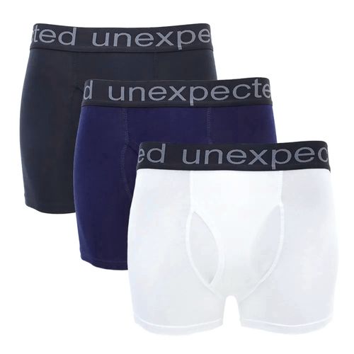 Pack de 3 boxers briefs Unexpected multicolor sólidos para hombre