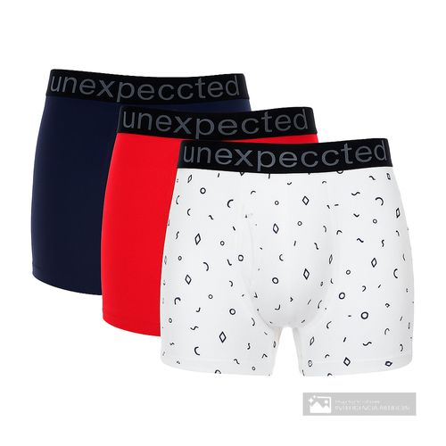 Pack de 3 Boxers brief Unexpected multicolores "Best Dad Ever" para hombre