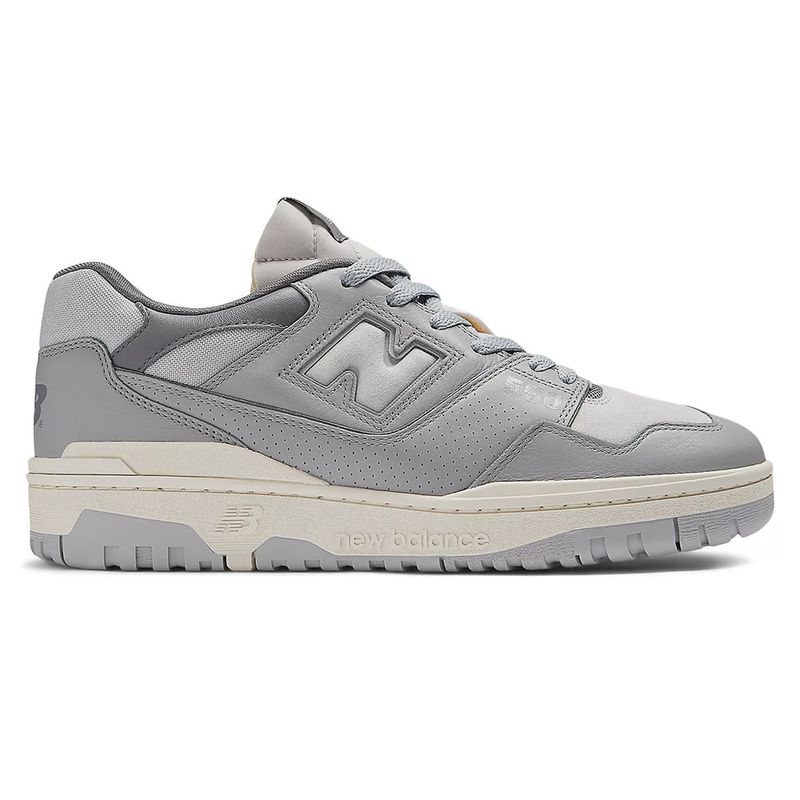 Zapato New Balance BB550 deportivo casual gris para hombre