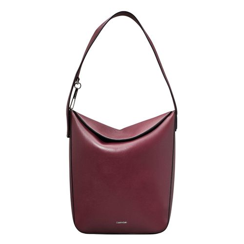 Cartera hobo Calvin Klein color vino para mujer