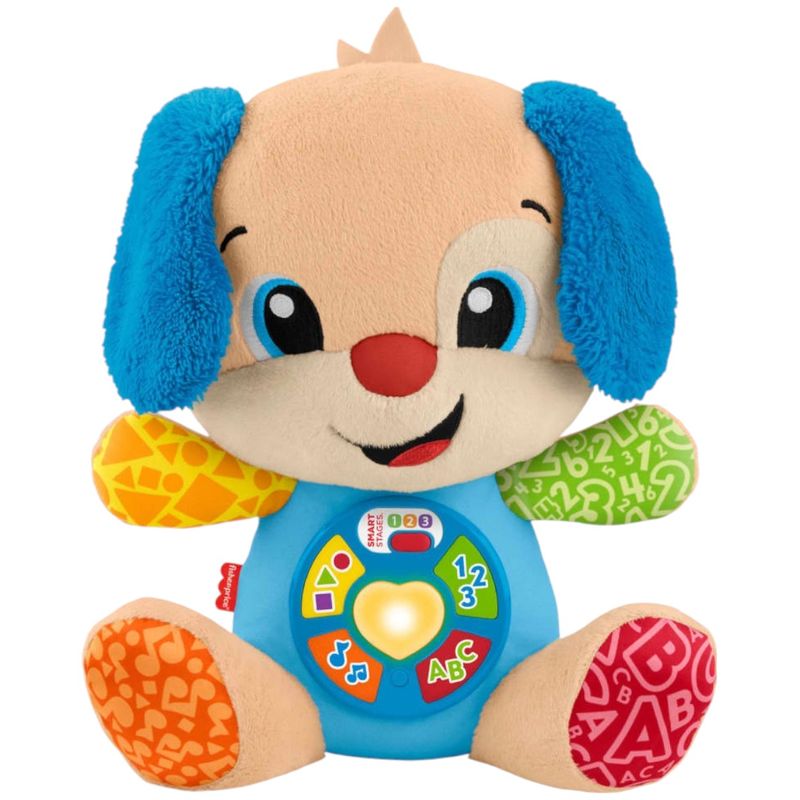 Fisher-Price Ríe y Aprende Juguete para Bebés Perrito Aprende Conmigo