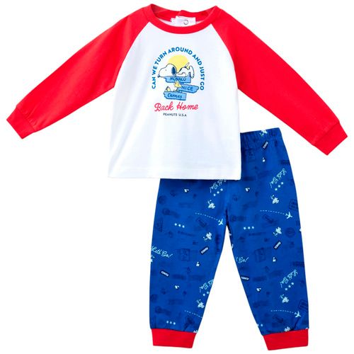 Pijama de 2 piezas multicolor con estampado para bebé niño