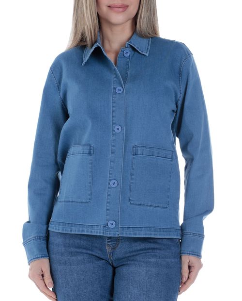 Chaqueta Sabrina azul para mujer