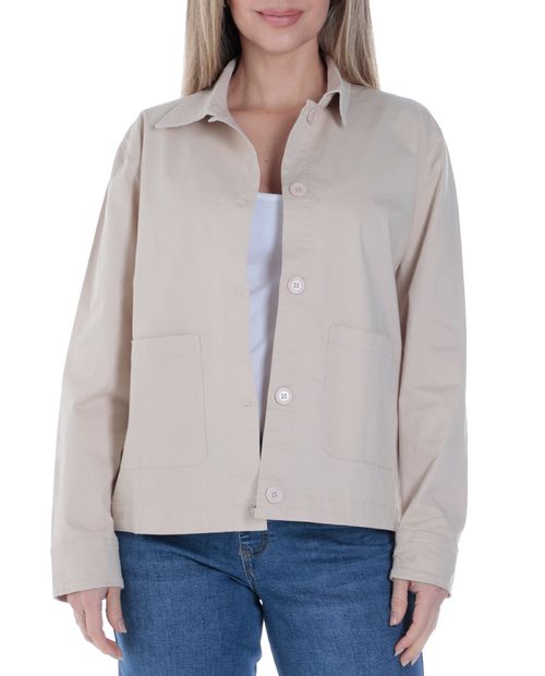 Chaqueta Sabrina beige para mujer