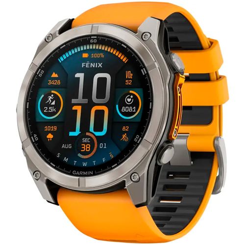 Smartwatch Fénix 8 titanio AMOLED Zafiro