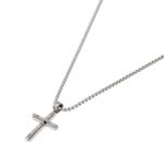 104933235-Cadena-con-dije-de-cruz-de-acero-inoxidable-plateado-2mm-24--para-hombre