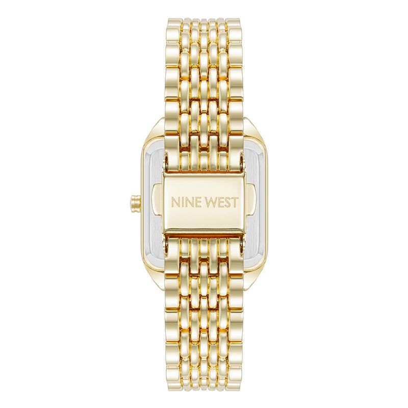 104957033-Reloj-analogo-Nine-West-de-metal-dorado-para-mujer