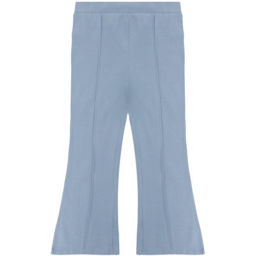 Pantalón celeste sólido para niña