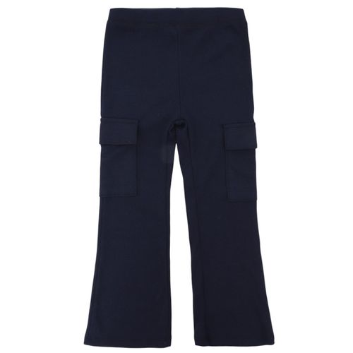 Pantalón azul sólido para niña