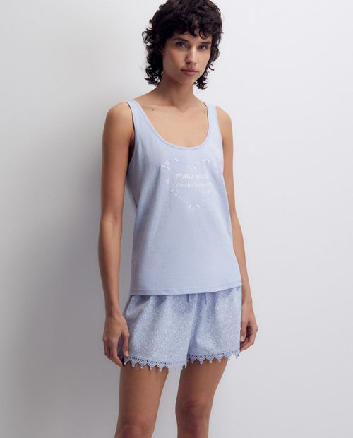 Pijama con short Sfera para mujer