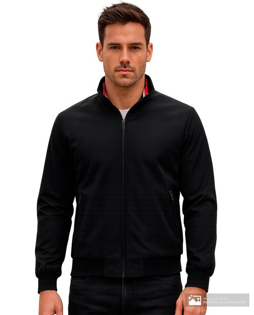 Chaqueta Carven negra sólida para hombre