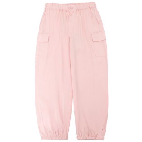 Pantalón rosado sólido para niña