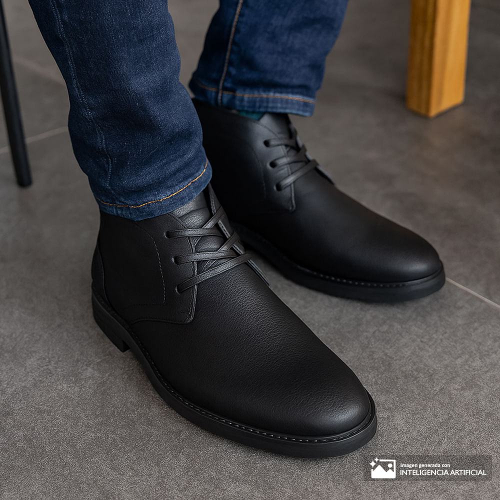 Bota casual Unexpected negra para hombre