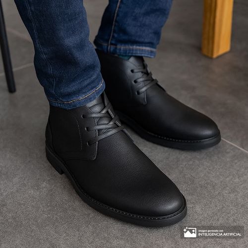 Bota casual Unexpected negra para hombre